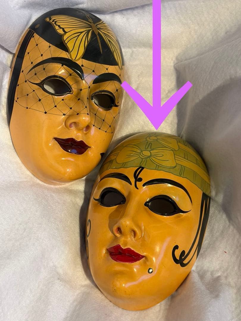 ヴェネツィア購入1985年作作家Professor Bessiのベネチアンマスク