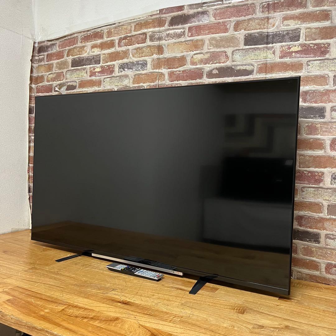 東芝 55V型 4Kチューナー内蔵 液晶テレビ レグザ 55M520X W録画○