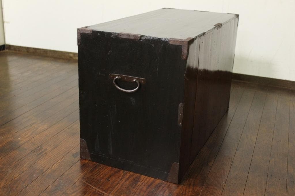 欅材！庄内箪笥！時代箪笥和家具サイドボード古道具古家具和モダンローチェスト古布