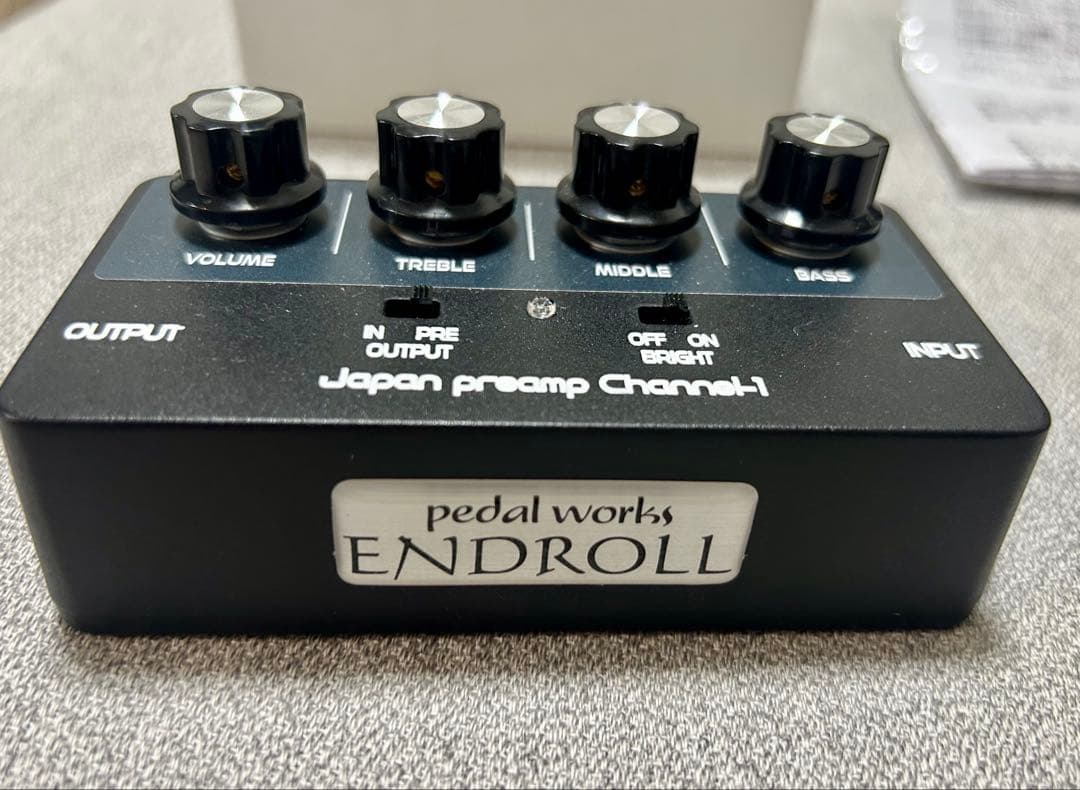 ENDROLL Japan preamp channel 1 極美品