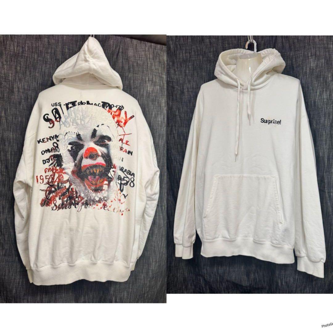 定価51700円 Doublet ダブレット 刺繍　フーディ　パーカー　ホワイト