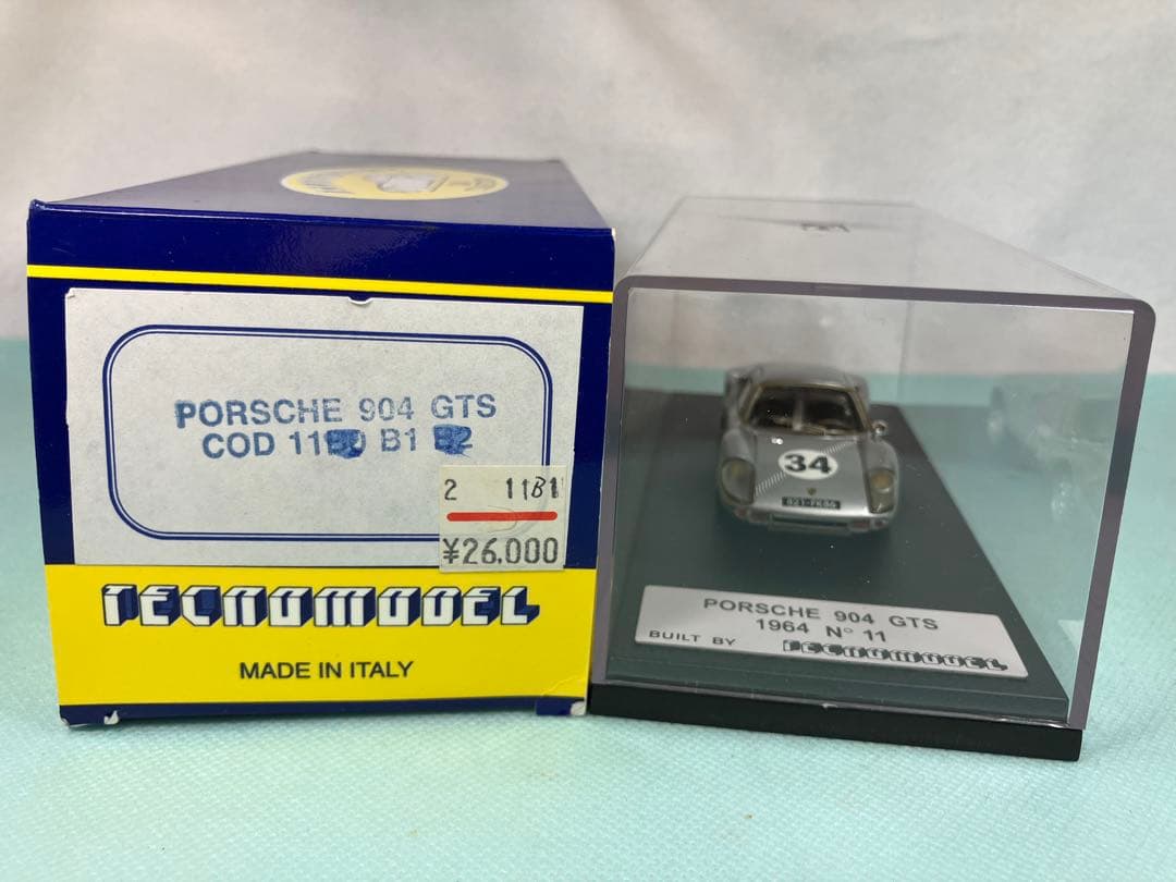 tecno model ポルシェ　９０４ＧＴＳ　１９６４年ル・マン　No.３４
