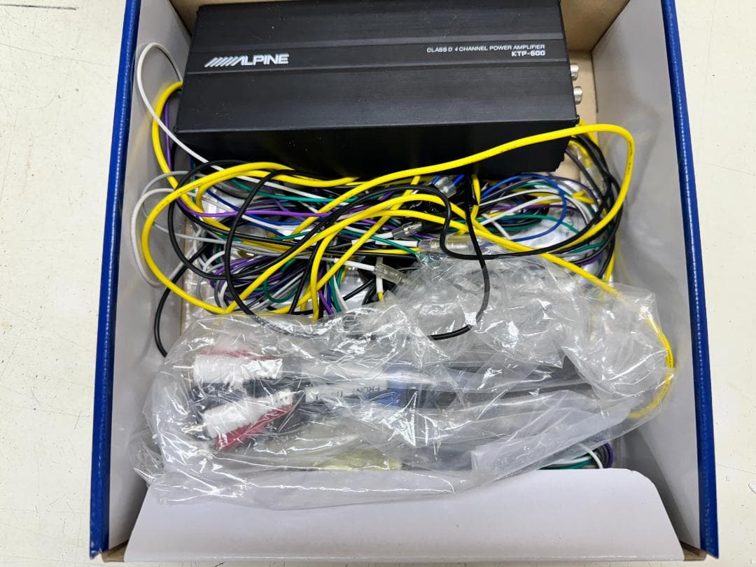 アルパイン 4チャンネル デジタルパワーアンプ KTP-600 1個