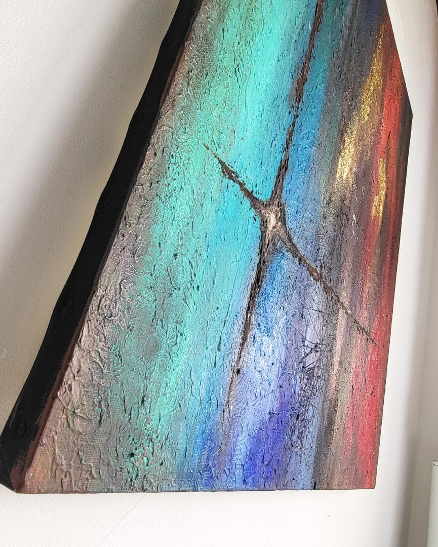 絶対零度/ 抽象画 キャンバス 73×61㎝ F20 モダンアート 原画1点のみ