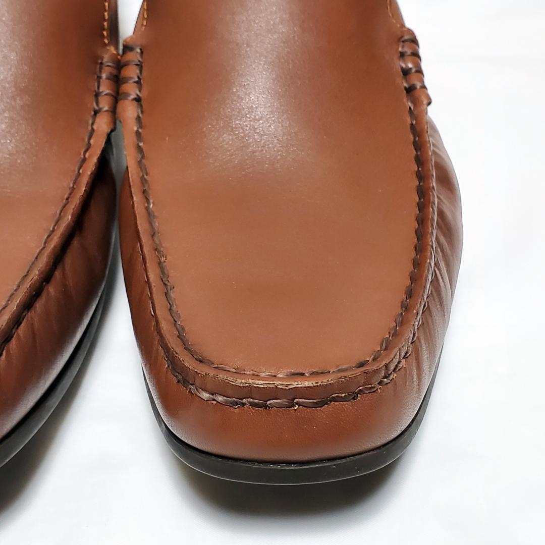 【新品未使用】　リーガル　ドライビングシューズ　スリッポン　本革　ブラウン