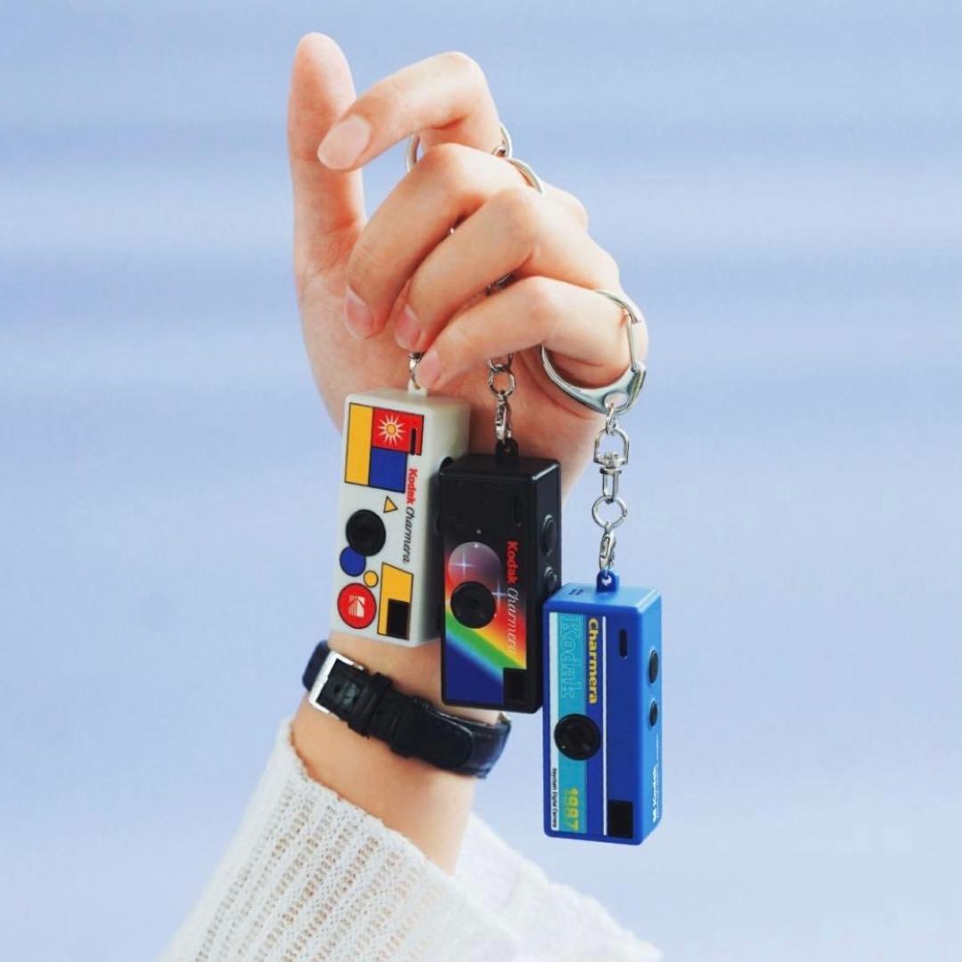 未使用品 ホワイト Kodak Charmera チャメラ キーホルダーデジカメ