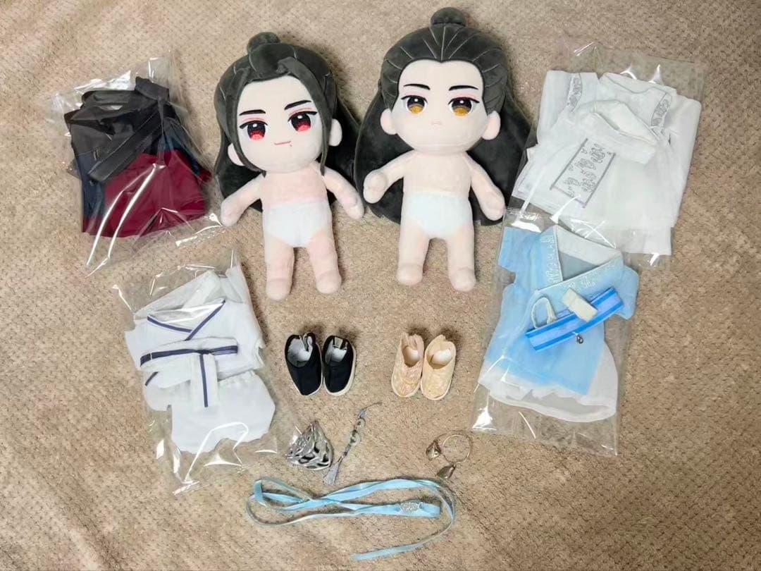 陳情令 公式 ぬいぐるみ 20ml 魏無羨 藍忘機 minidoll 特典版