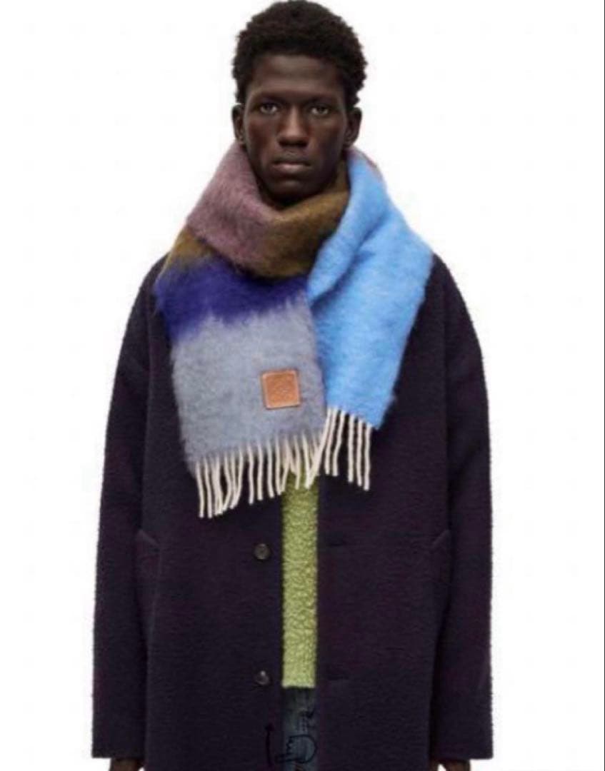 LOEWE マフラー　マルチカラー