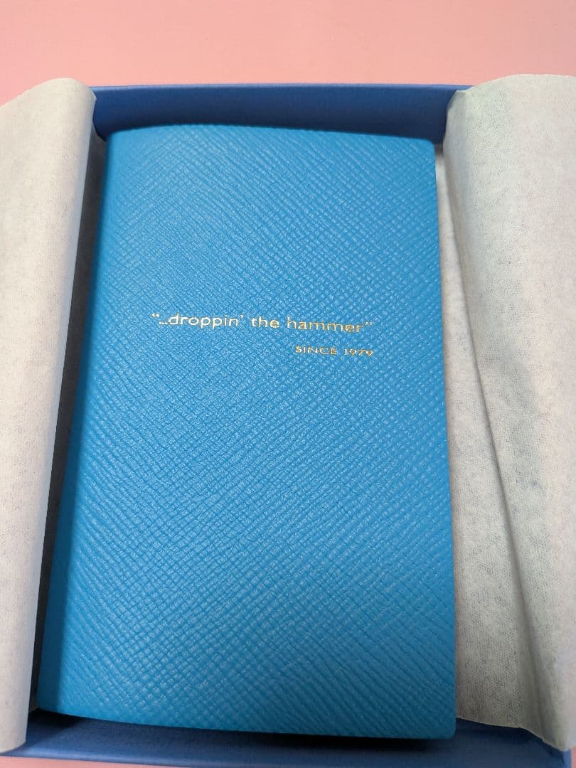 即日発送可！【新品・未使用】スマイソン パナマノート（ノート）ターコイズブルー