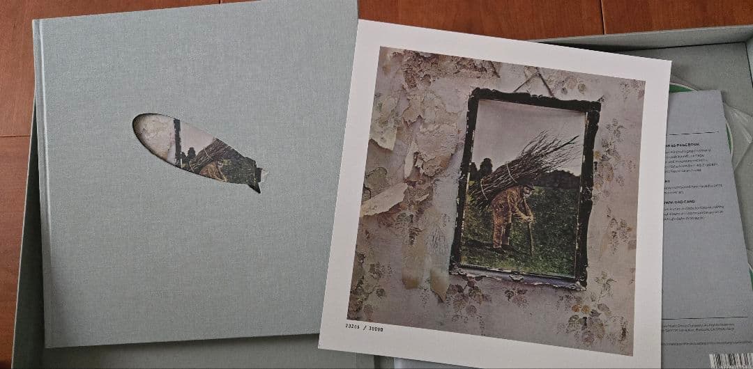 レコード　LED ZEPPELIN BOX I, II, III,IV４セット