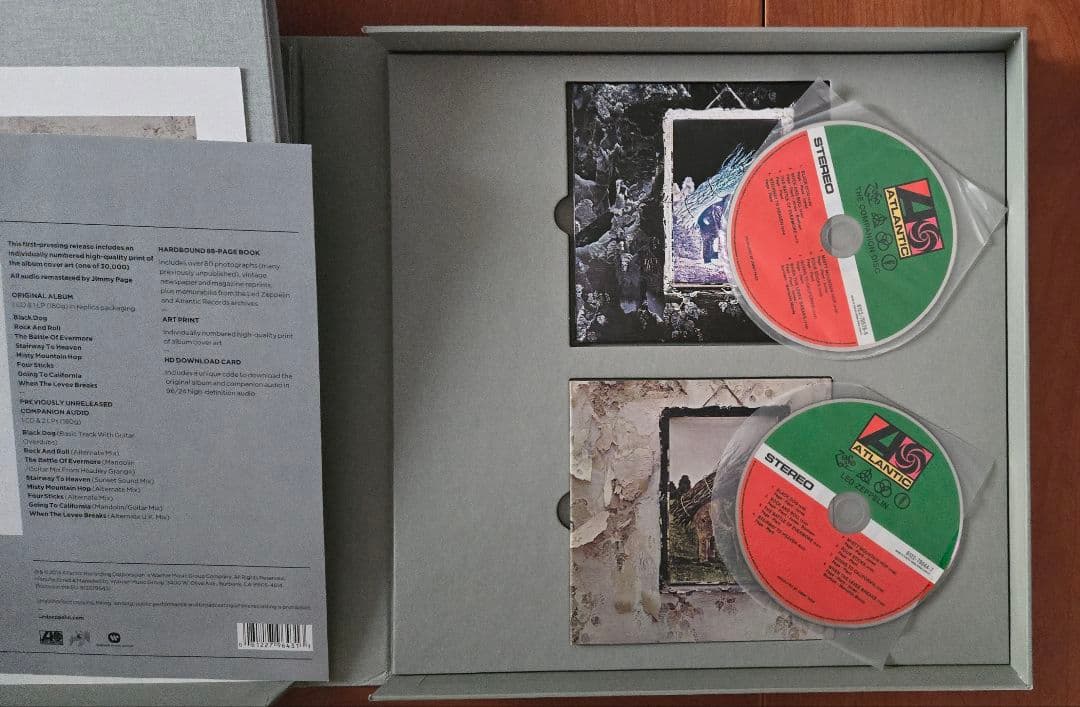 レコード　LED ZEPPELIN BOX I, II, III,IV４セット