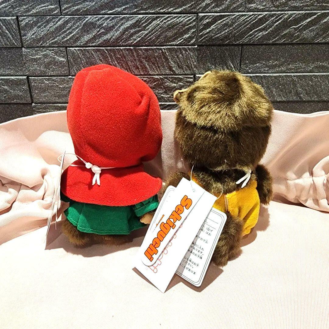 お顔厳選モンチッチ　リバイバル おゆうぎ会 ベビチッチ 赤ずきん オオカミセット