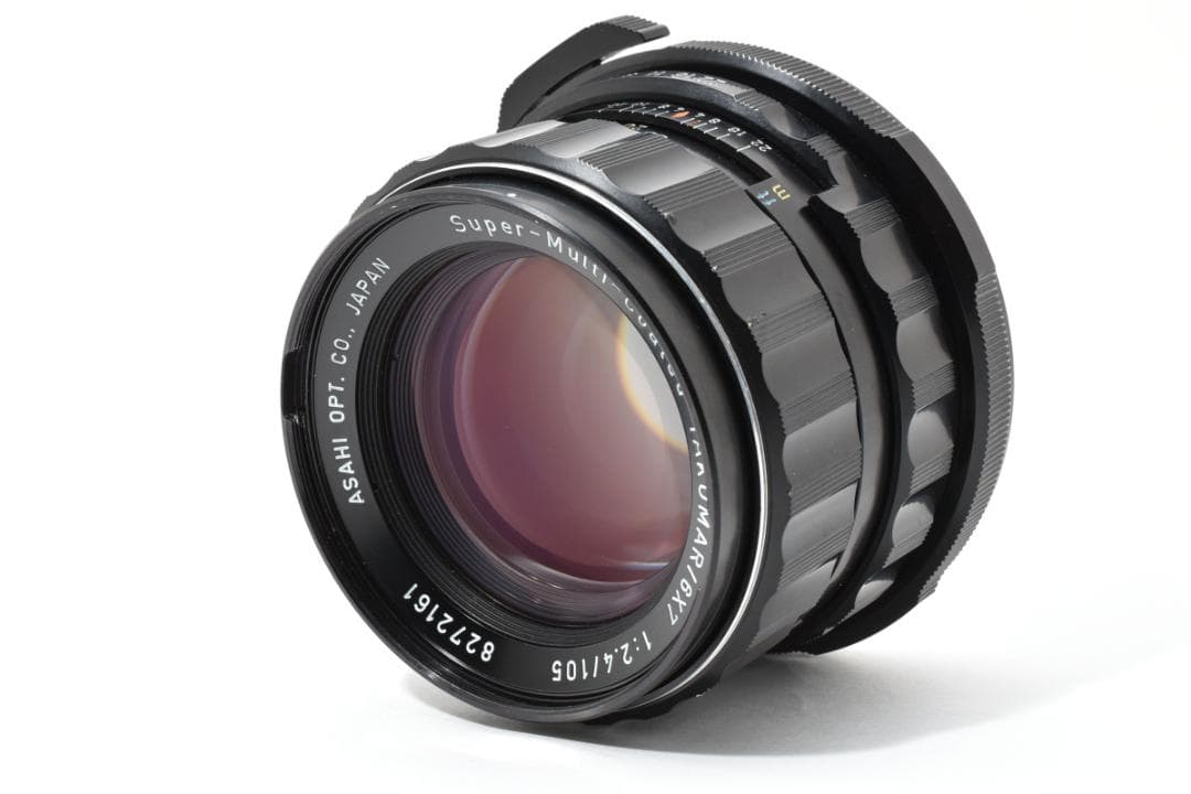 ★極上品★ PENTAX 6x7 105mm F2.4 中判 単焦点レンズ