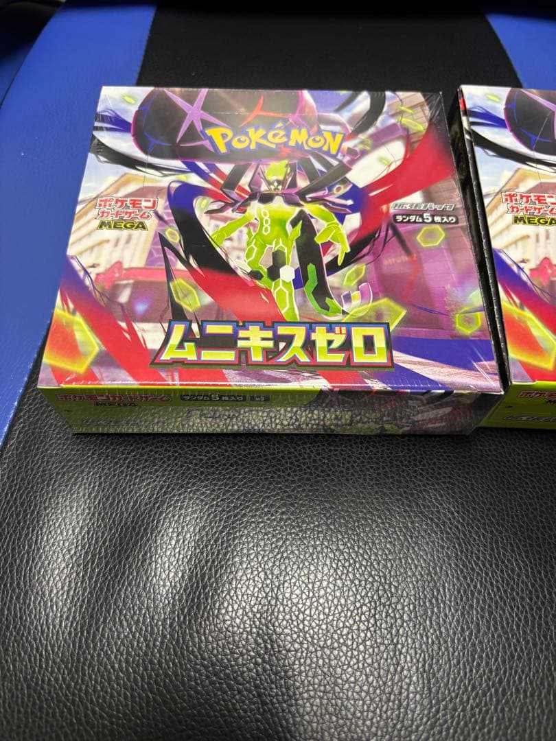 ポケモンカードゲーム ムニキスゼロ シュリンクあり シュリンクなし 各1BOX