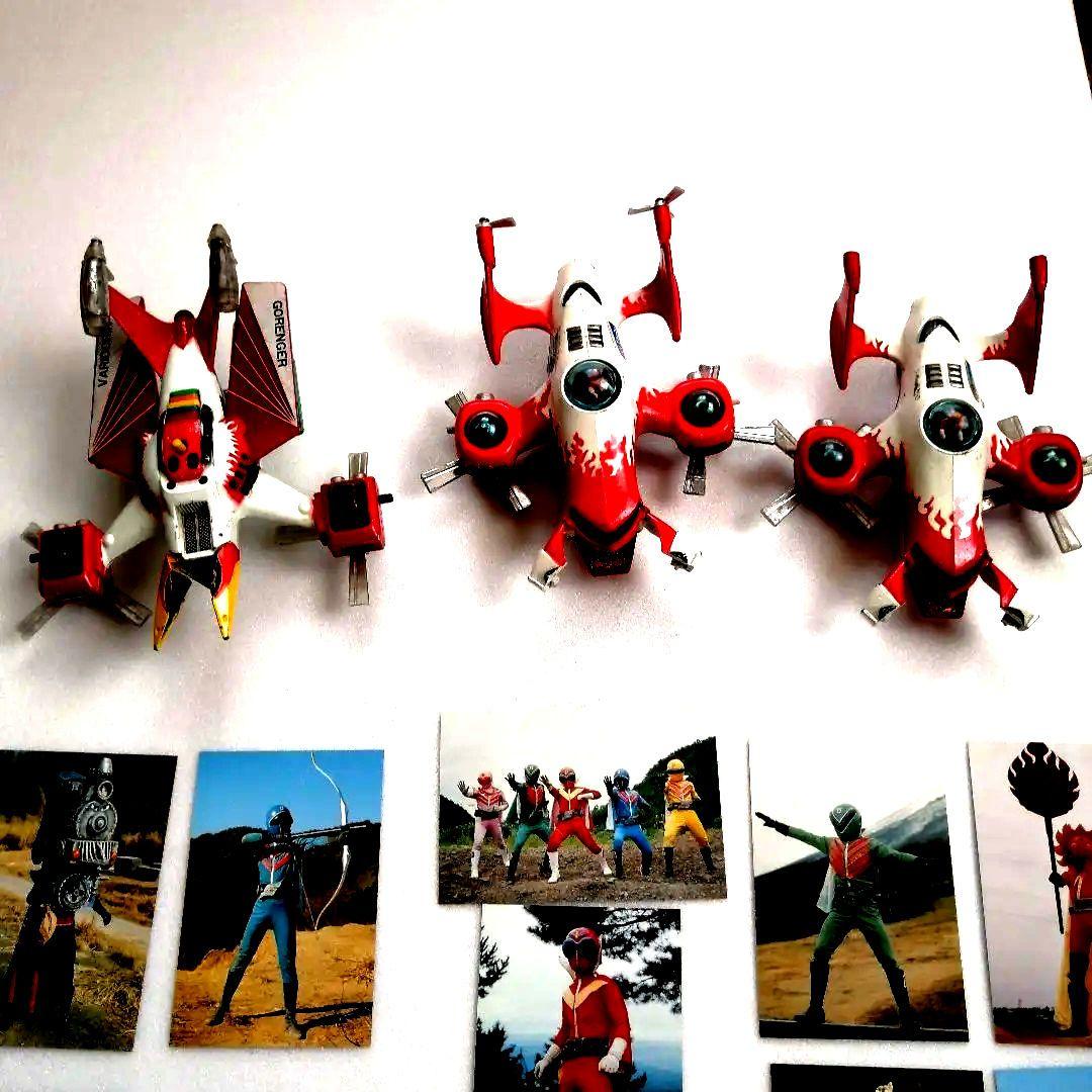 ゴレンジャーフィギュアゴレンジャーカード昭和ヒーロー超合金グレンダイザー