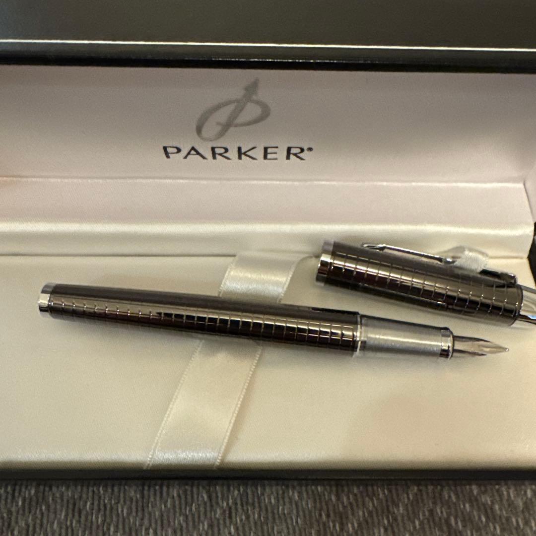 値下げ Parker 万年筆 シルバー 新品未使用