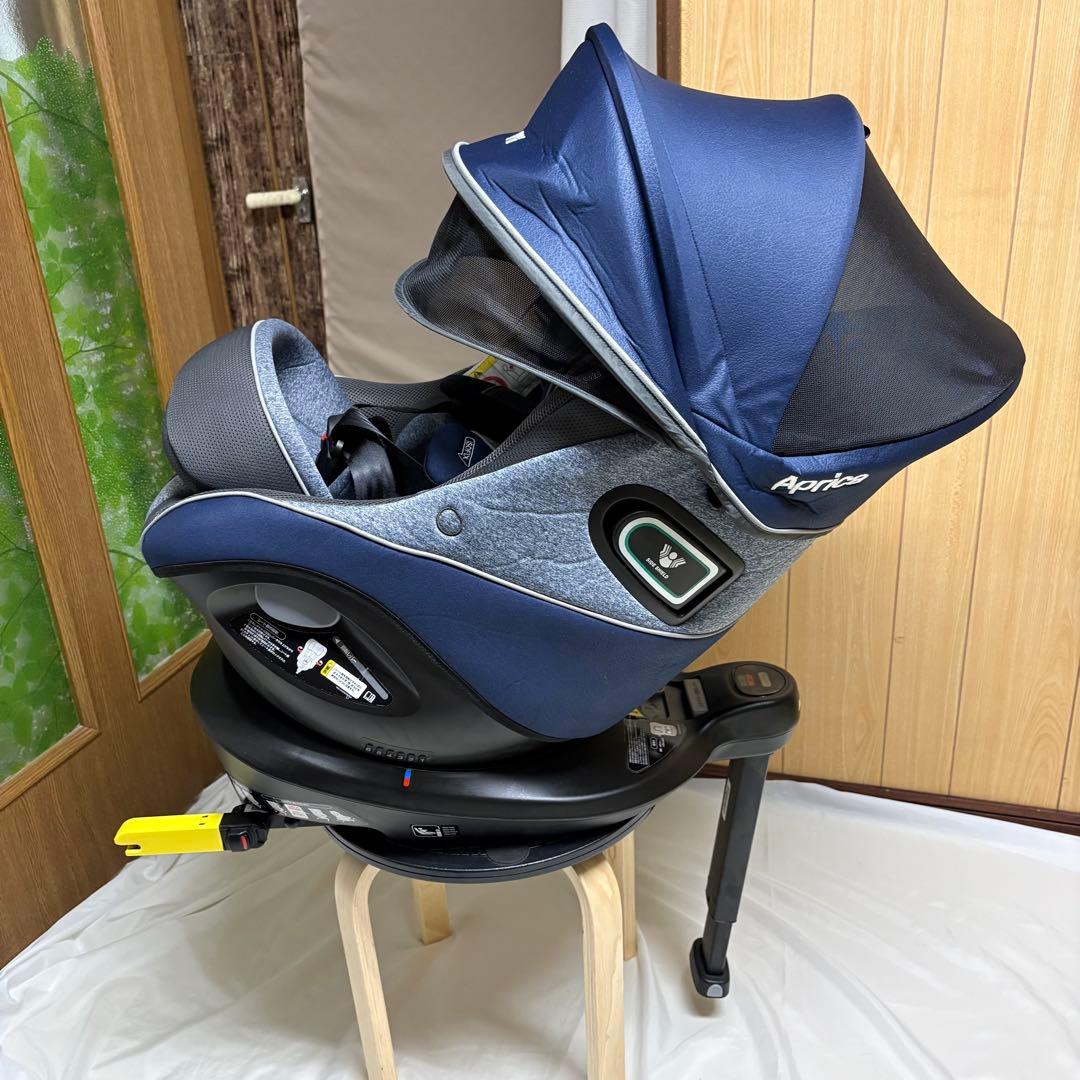 アップリカ クルリラ プロテクト ISOFIX チャイルドシート R129 美品