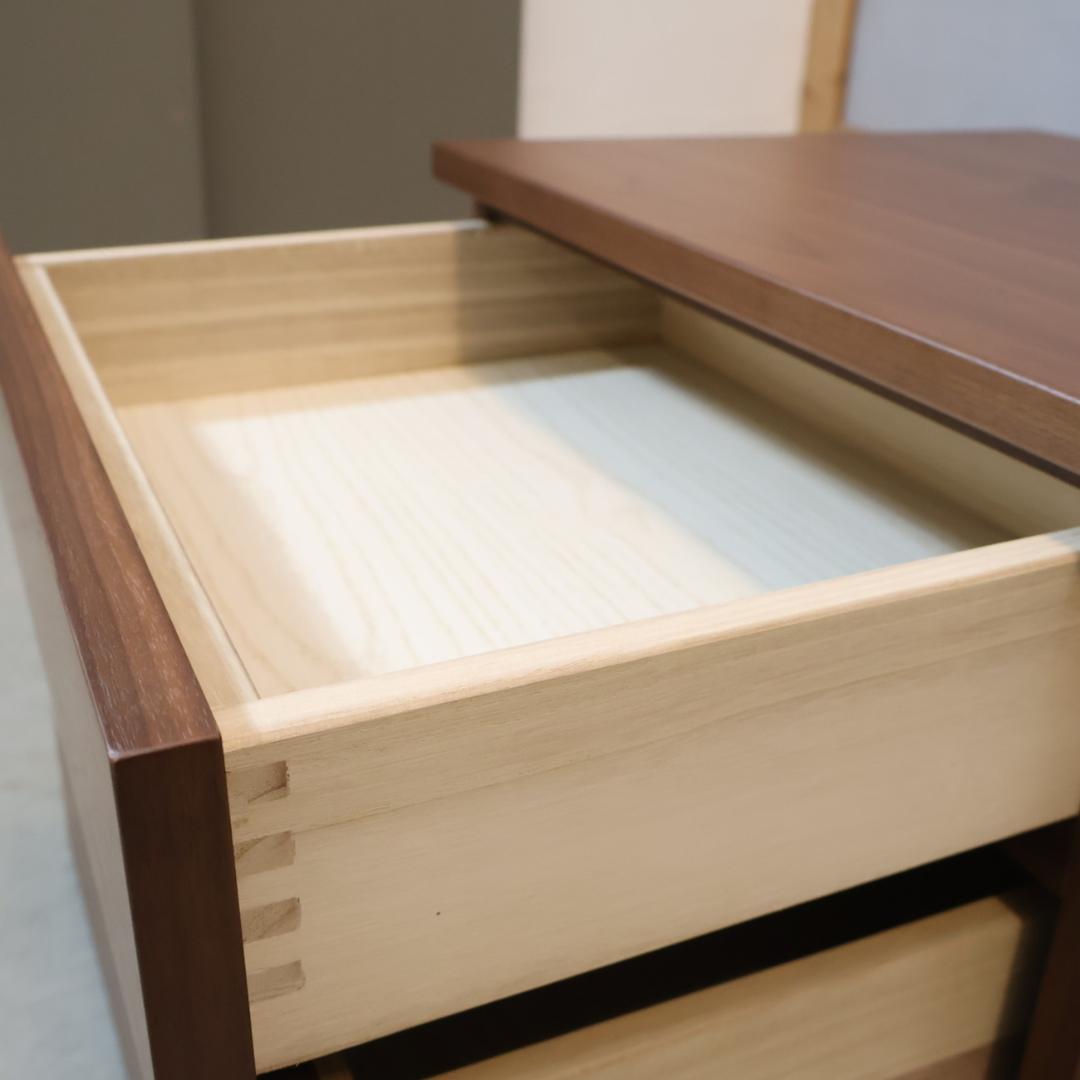 Urthr ウルズ ウォールナット プリンターカート チェストワゴン キャスター