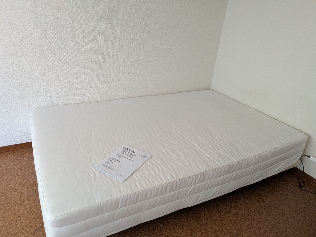 無印良品 脚付きマットレス セミダブル ポケットコイル ベッド MUJI