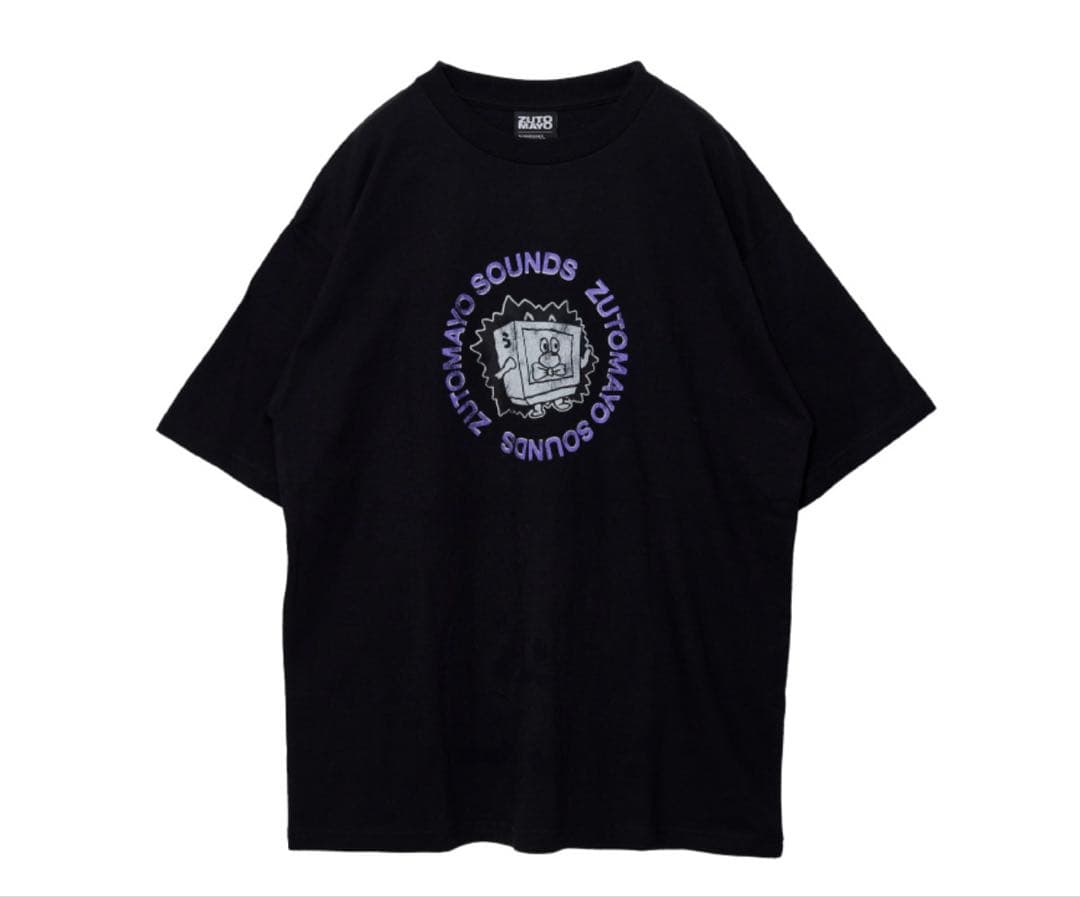 ずっと真夜中でいいのに。強TV Tee (Black) XL