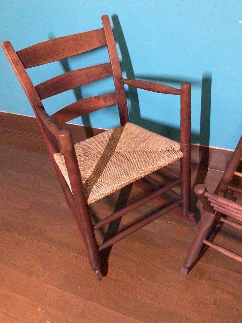 ◉家具職人1点物◉60sビンテージ◉SHAKER◉ロッキングチェア&オットマン◉