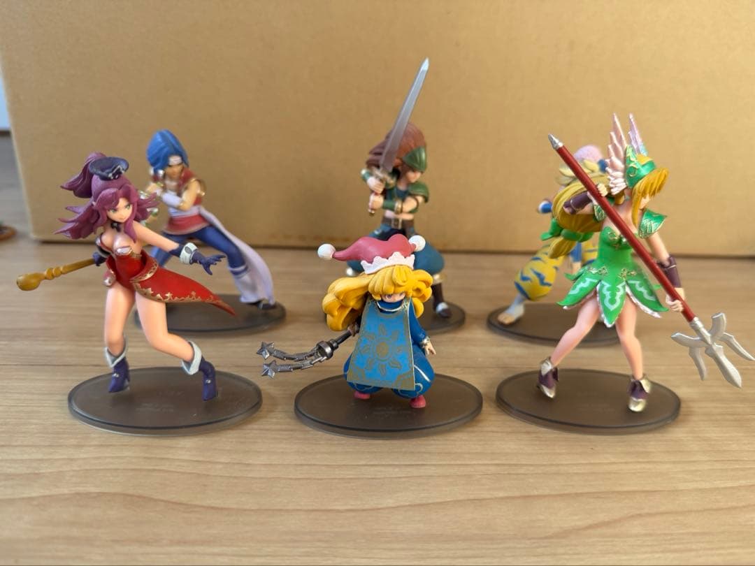 聖剣伝説3 フィギュア ６体セット 台紙
