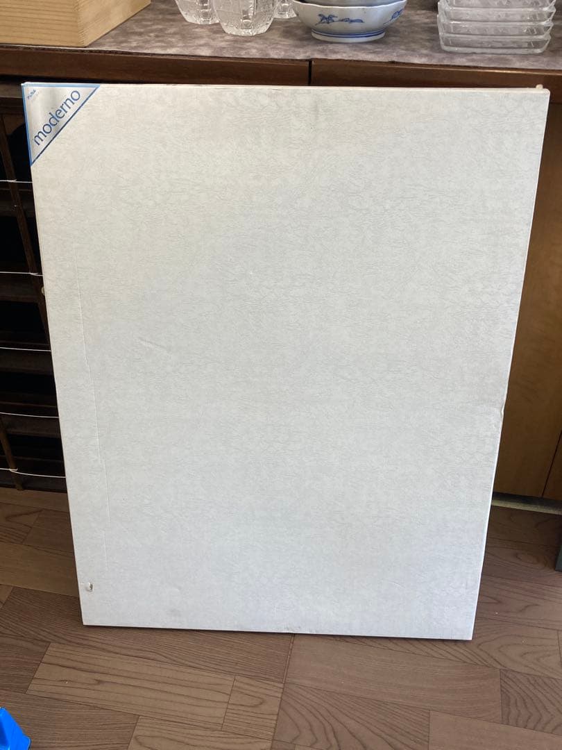 塚瀬剛 作 木版画「たわむれ」船とトビウオ 3/30