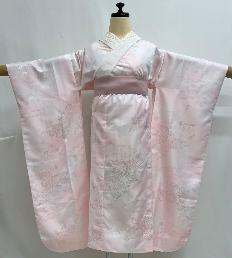 パーティー　成人式　振り袖　フルセット　長襦袢付　金彩加工　530