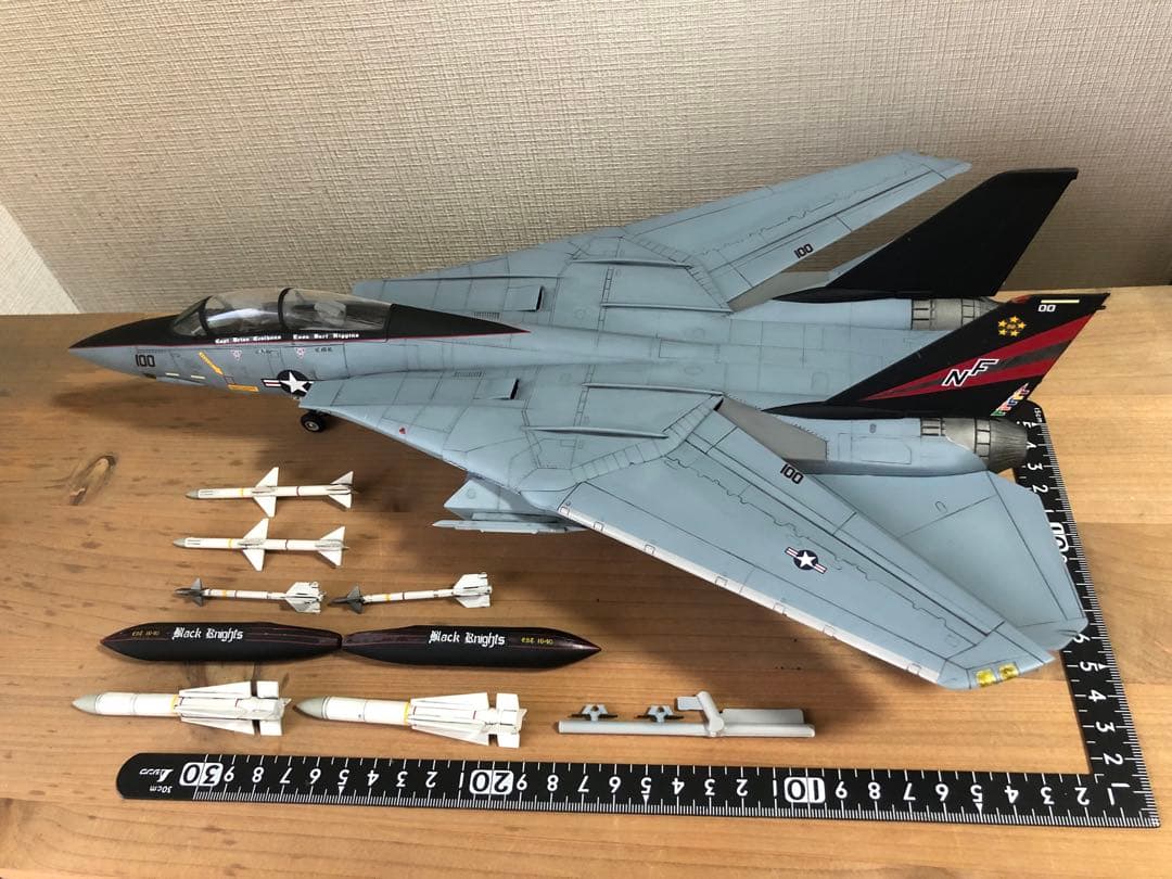 moon。米海軍　F-14A プラモデル