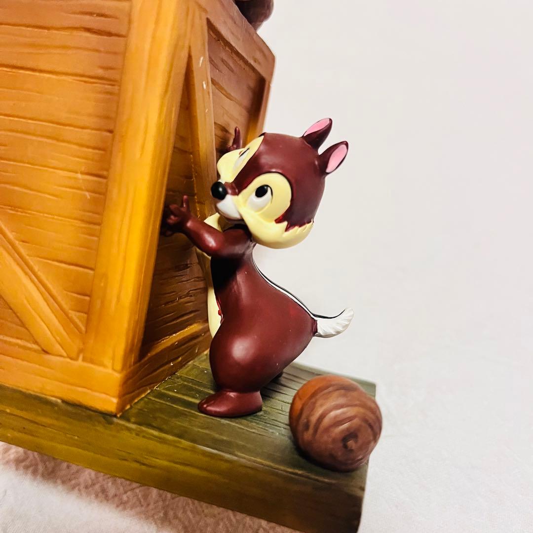 ディズニーリゾート　チップ　デール　ブックエンド　フィギュア