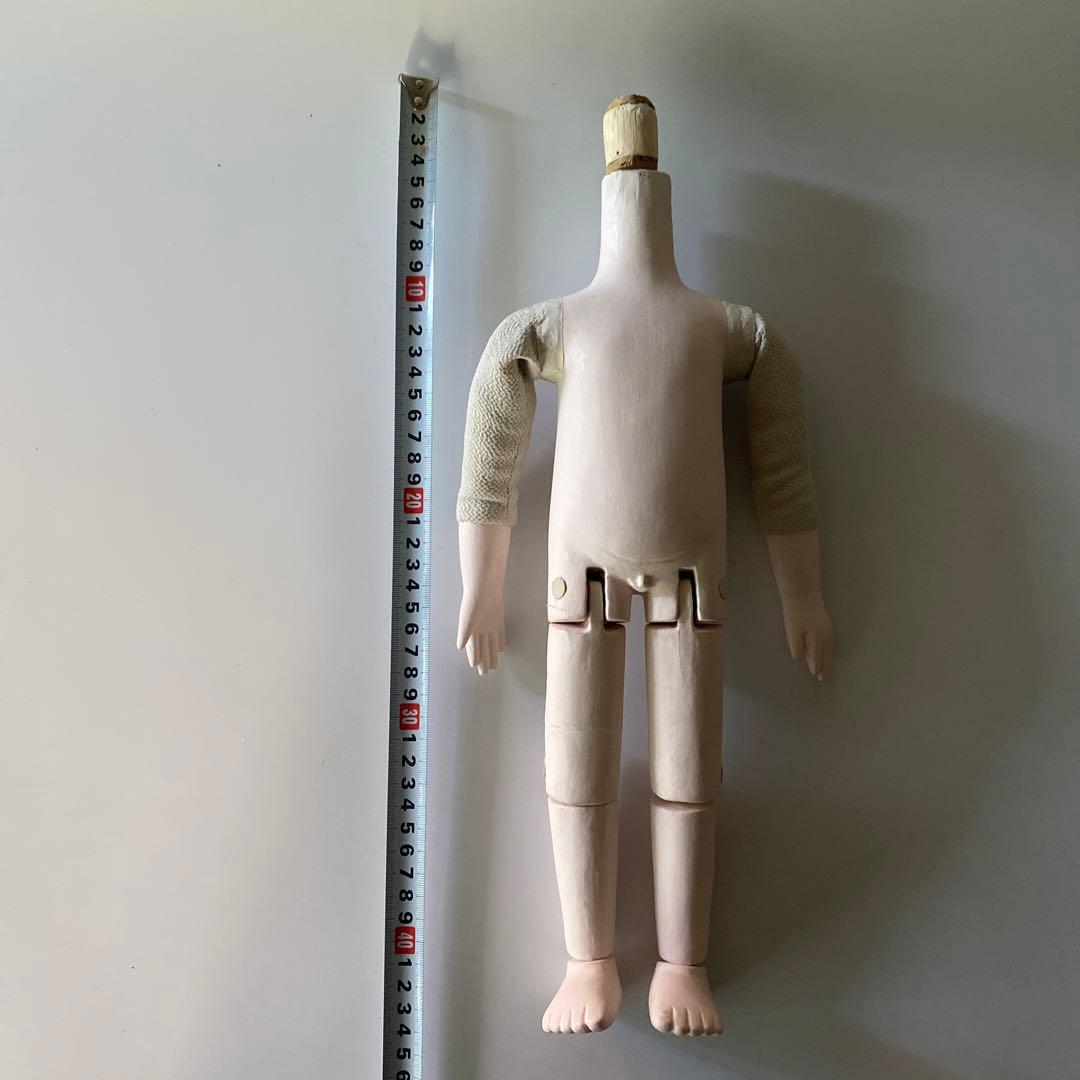 希少 三つ折人形 頭部欠損 関節人形 古道具 骨董 トルソー ドール マネキン