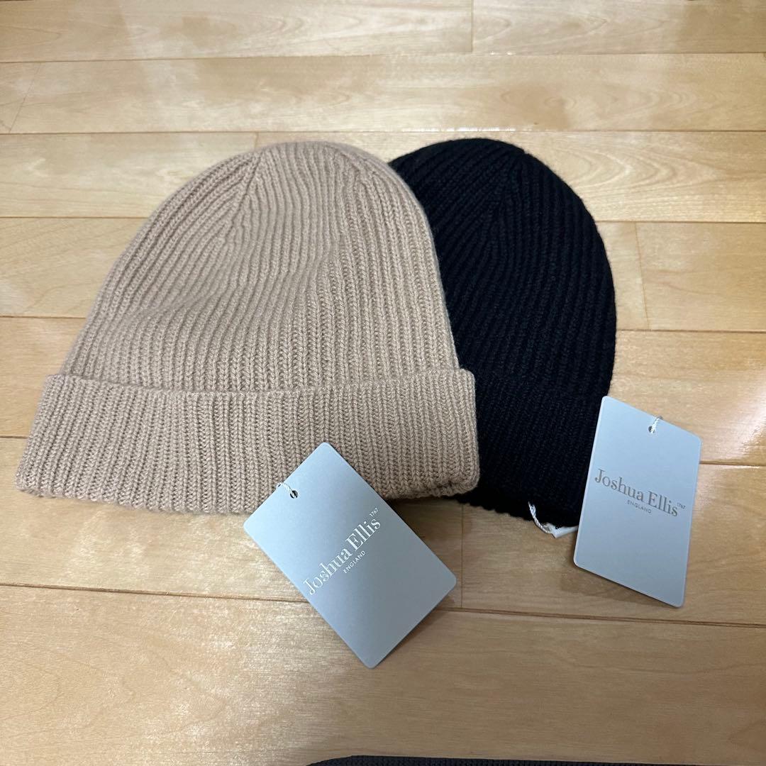 ジョシュアエリス Joshua Ellis ニット帽 タグ付き 2点