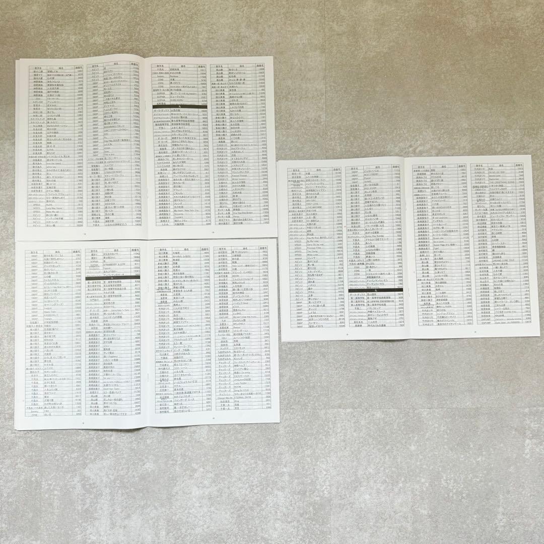 カラオケ1番 TK-3008 カートリッジ A B C リスト3冊 夢グループ