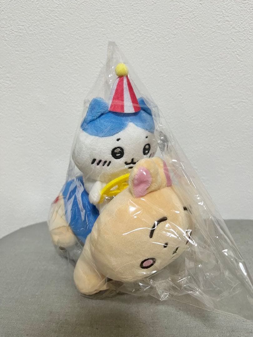 ちいかわ ぴーぽぽ ぬいぐるみ ハチワレ