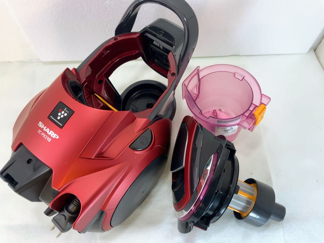 SHARP プラズマクラスター搭載 サイクロンクリーナーECーPX210ーR