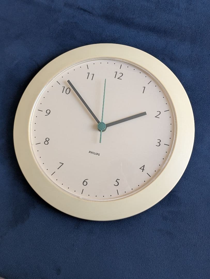 80's PHILIPS ドイツ製 ウォールクロック ヴィンテージ 壁掛け時計