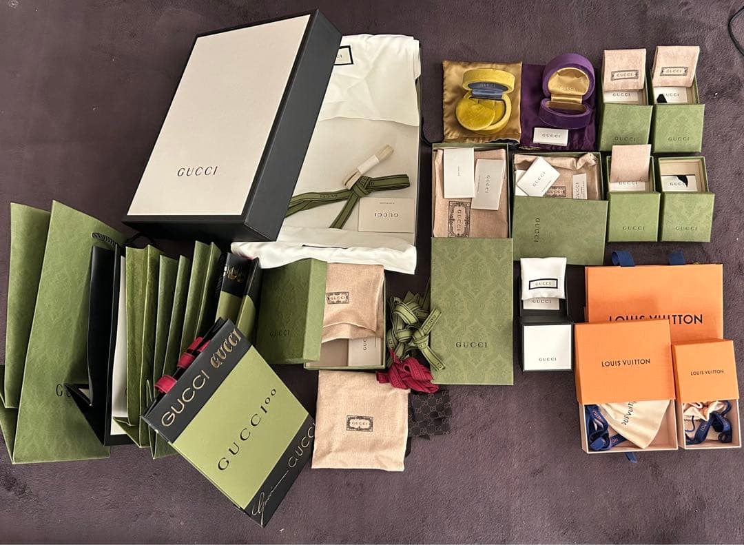 GUCCI・LOUIS VUITTON ギフト箱セット　空箱