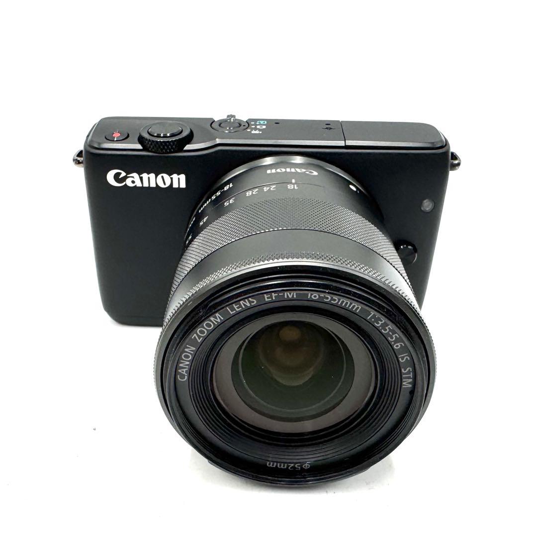 CANON キヤノンEOS M10 ブラック Wi-Fi機能搭載 レンズキット