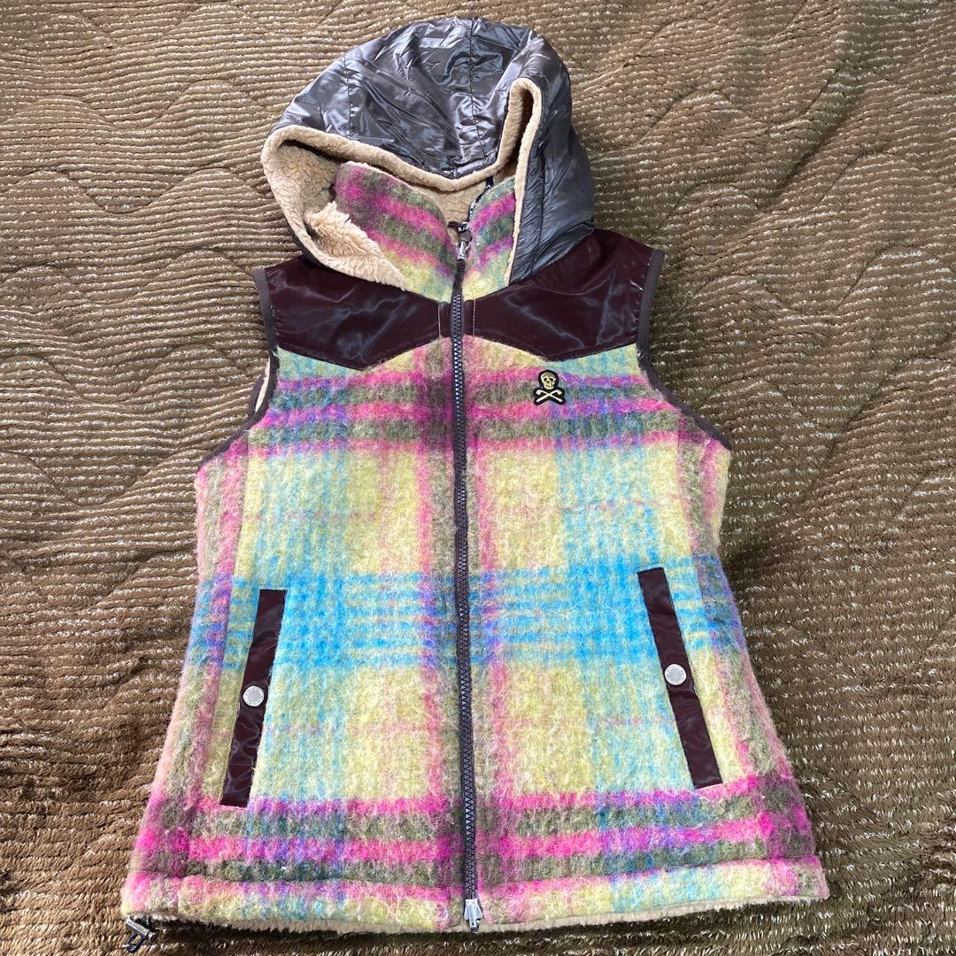 ももこリバーシブルフリースベスト