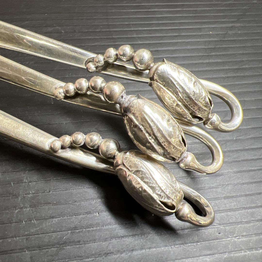 ジョージジェンセンブロッサムsterling925デザートスプーン6本208g