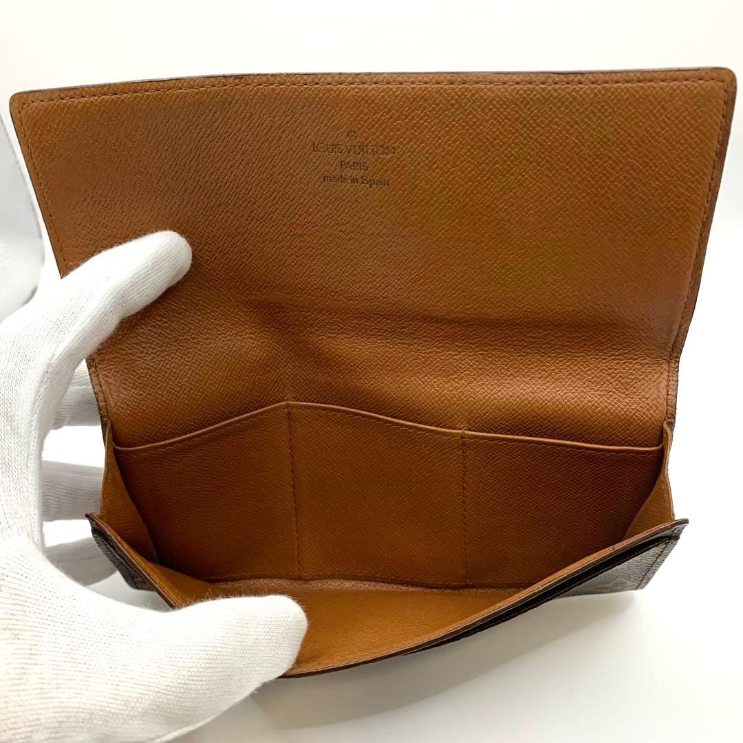 ルイヴィトン お札入れ 二つ折り財布 モノグラム 長財布 折り財布 カード入れ