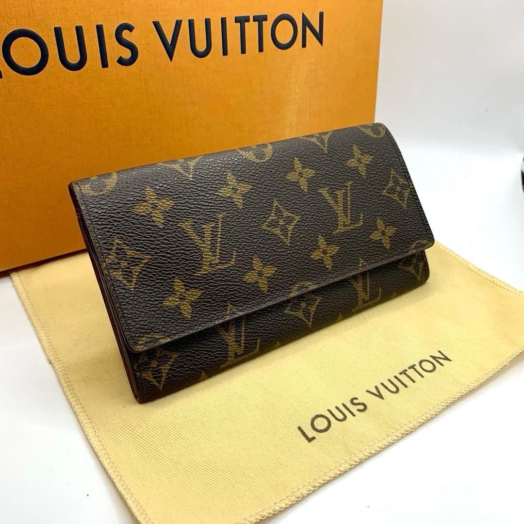 ルイヴィトン お札入れ 二つ折り財布 モノグラム 長財布 折り財布 カード入れ