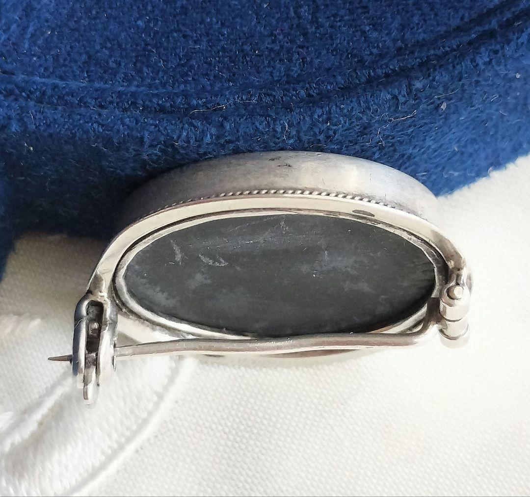 Pietra Dura フローレンスモザイクブローチ インレイアンティーク800