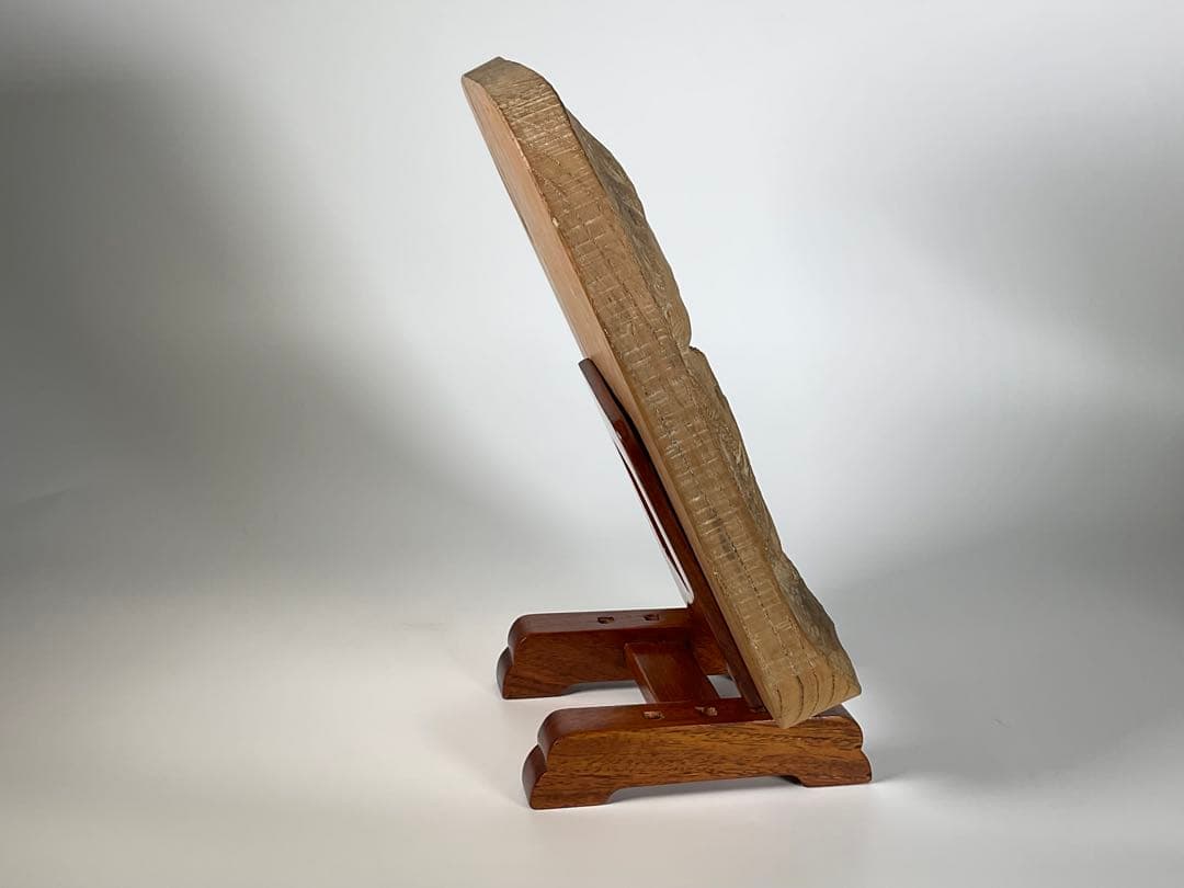 彫刻家　牧田善晴　ふたりの童子　祈り　木彫　一刀彫　長野県