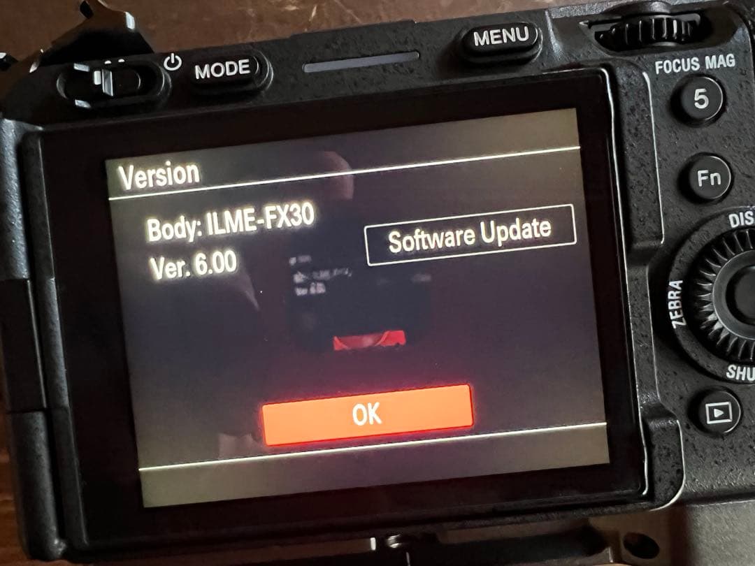 ソニーfx30多言語メニュー