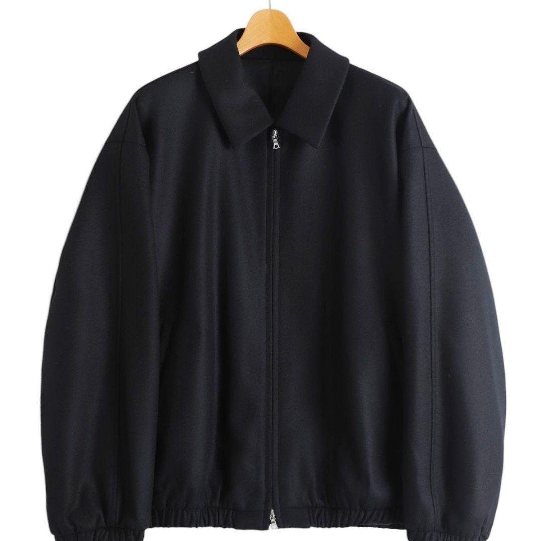 ジャケット・アウター ssstein MELTON OVERSIZED ZIP JACKET