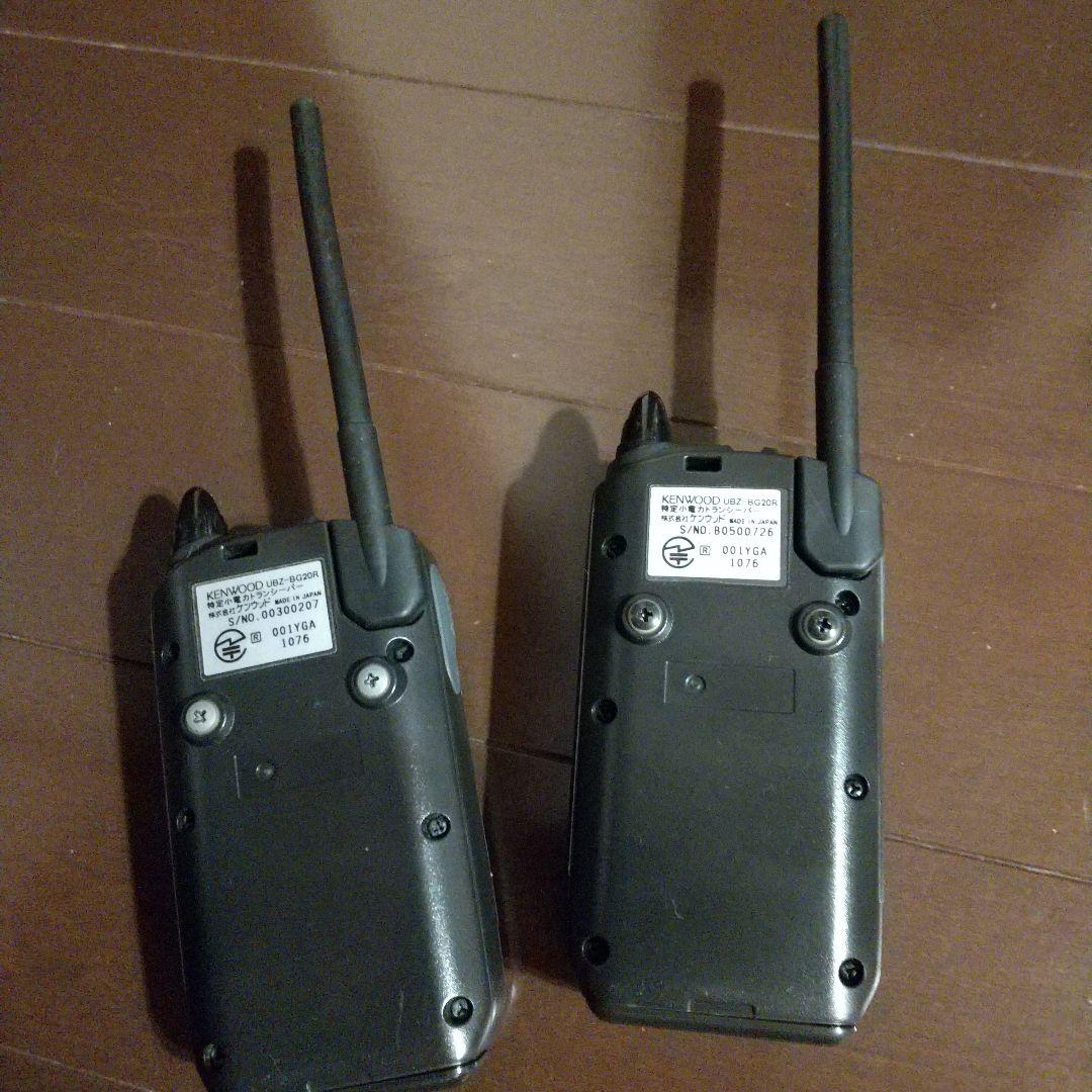 KENWOOD トランシーバー Demitoss UBZ-BG20R