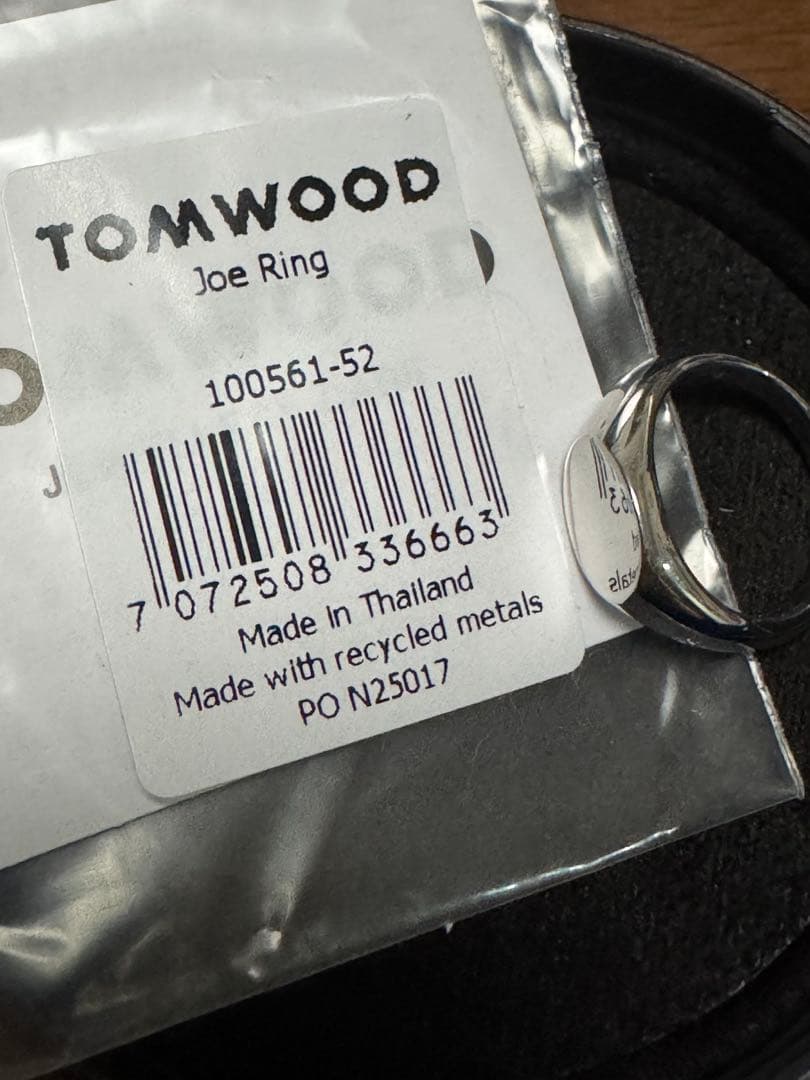 アクセサリー TOM WOOD Joe Ring 52