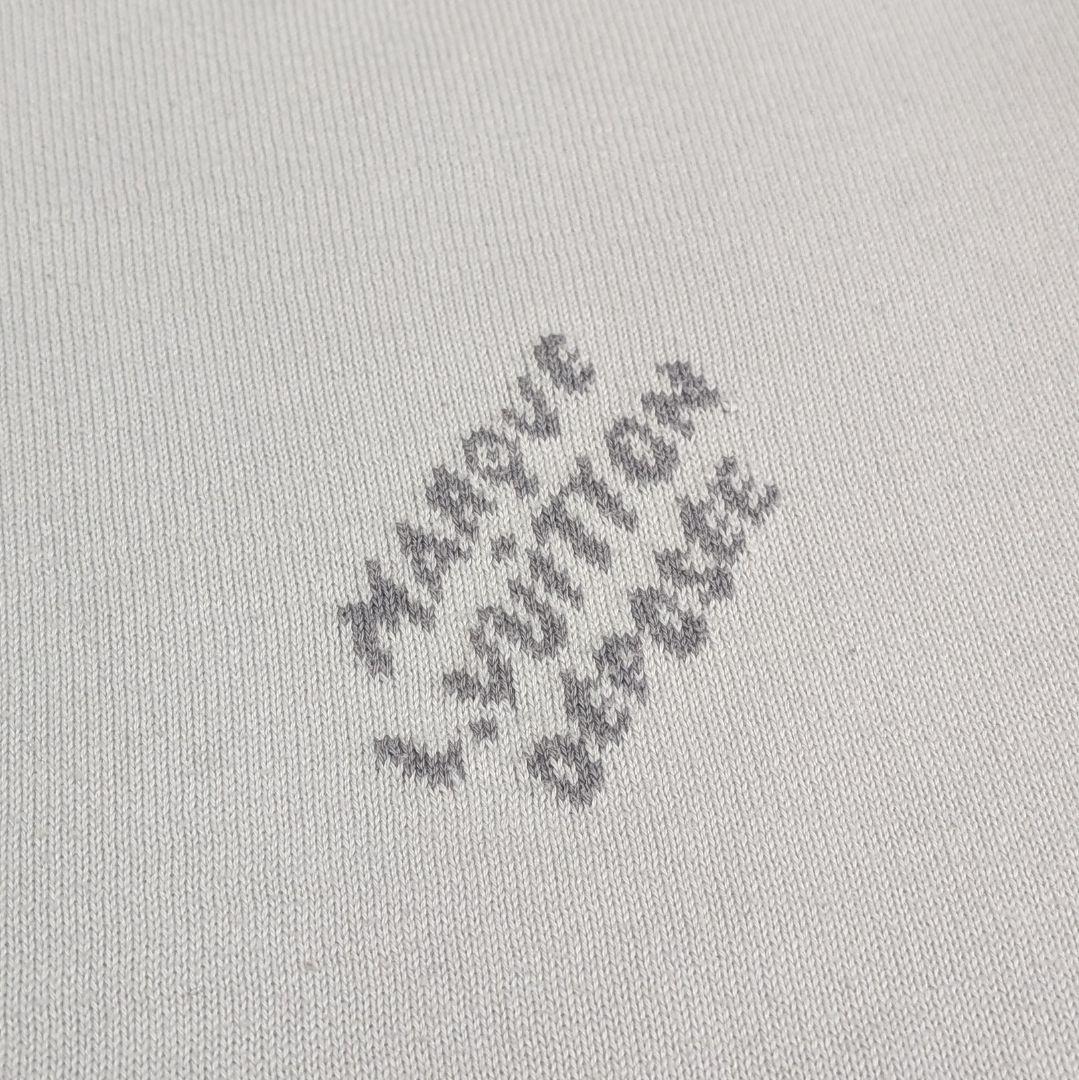 【値下げ】ルイヴィトン 半袖カットソー モノグラム柄 グレー XL