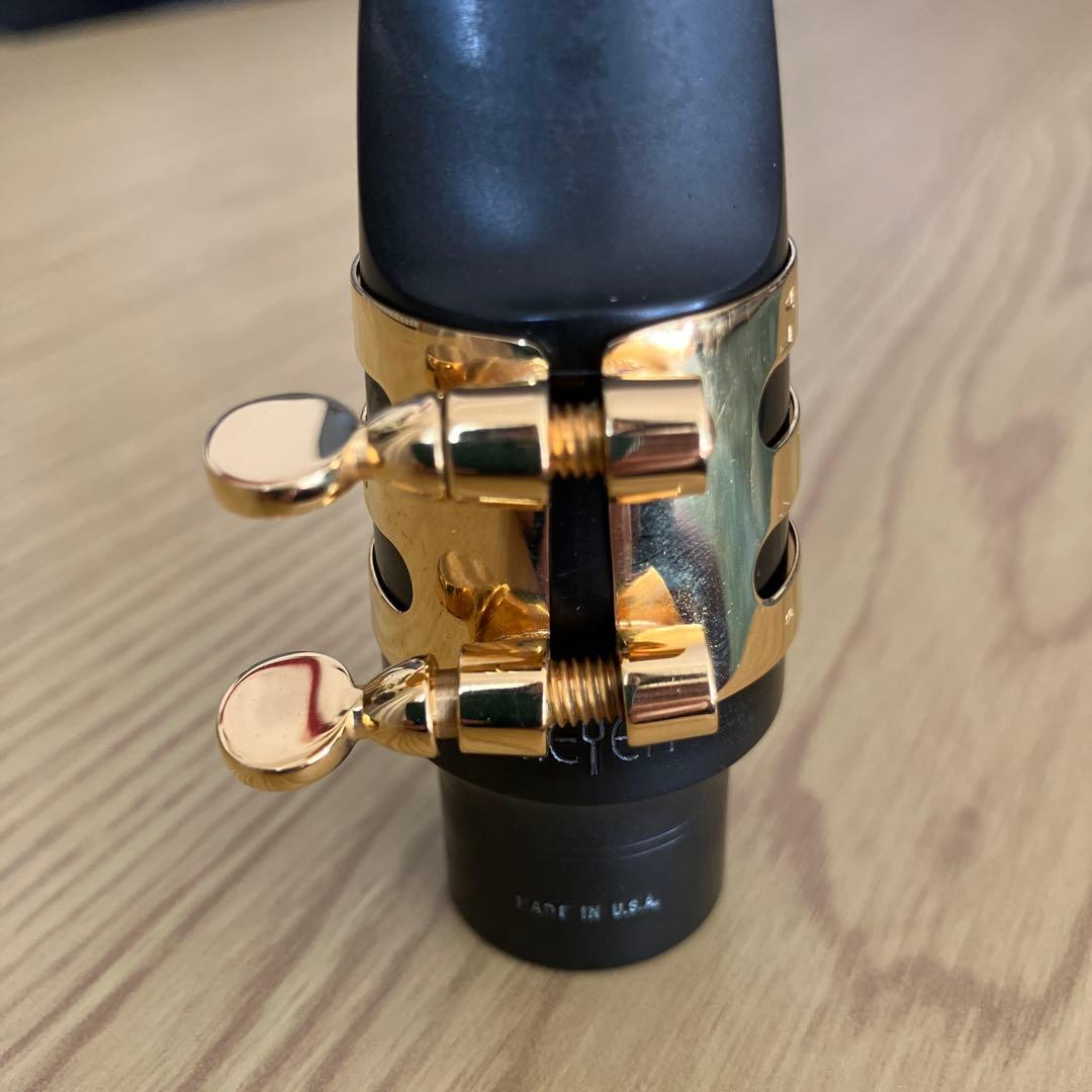 WoodStone リガチャー アルトサックス LAラバー用（GP）